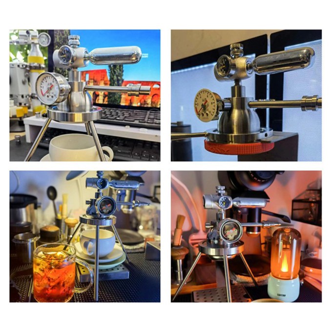 Co2 Food Grade Carbon Dioxide Gas Cylinder 16g Small Cylinder Outdoor Camping Pneumatic Coffee Machine Special Accessories 10 Sticks