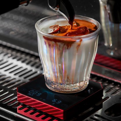 Italian Coffee Electronic Scale Hand Brew Coffee Scale Smart Timing Metal Coffee Special Small Scale