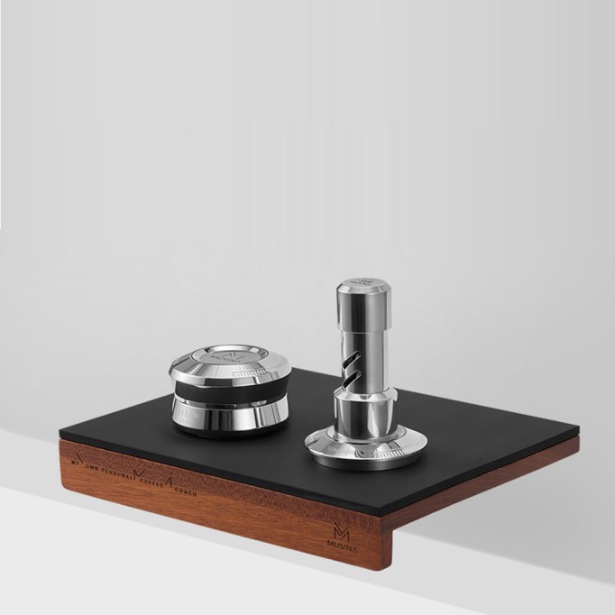 58mm coffee gravity powder distributor with adaptive height tamper